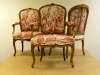 Ensemble de cabriolets Louis XV